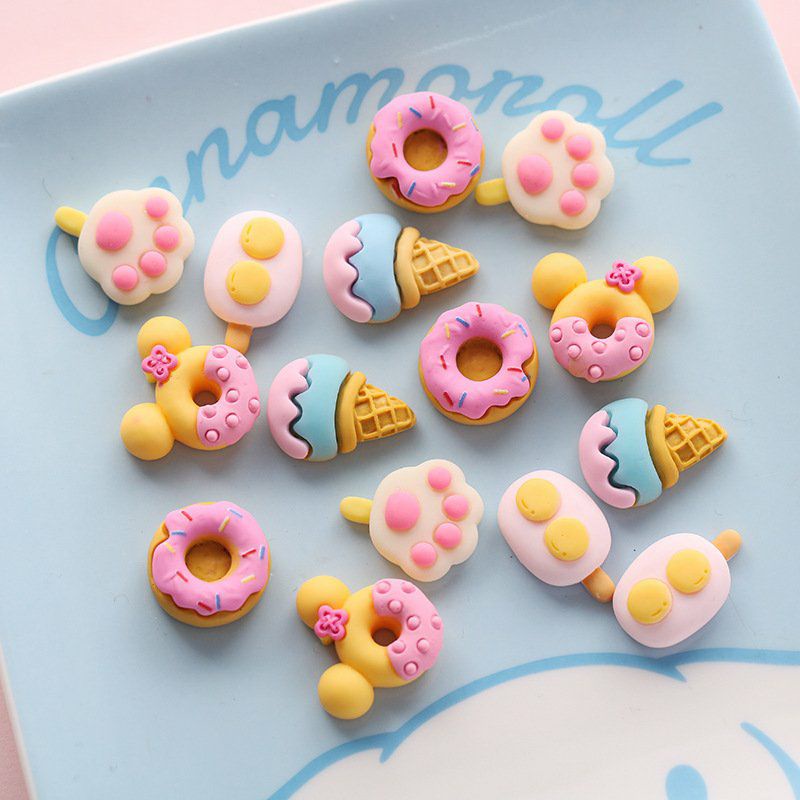 Set 4 Sticker dán trang trí cốc nước, điện thoại 3D, DIY hoạt hình