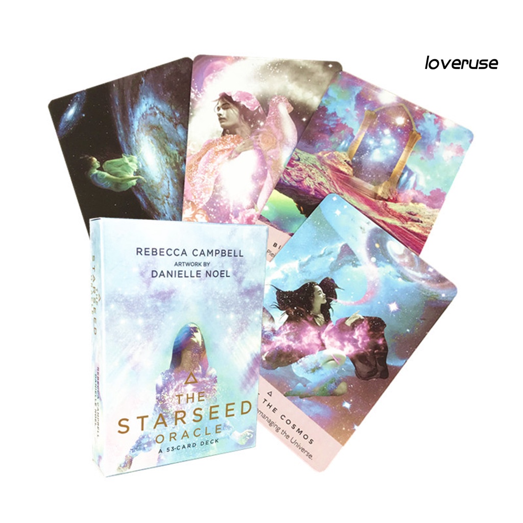 Bộ 53 Lá Bài Tarot The Starseed Oracle Nghệ Thuật Dành Cho Các Bữa Tiệc