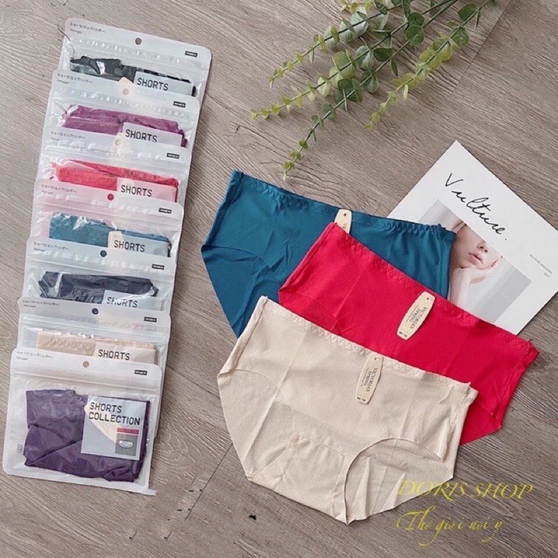 Sỉ 10 Quần lót su nhật bản kháng khuẩn túi zip