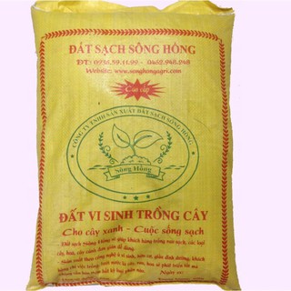 1kg đất sạch Sông Hồng, đất phù sa màu mỡ giàu dinh dưỡng, tốt cho cây cảnh, cây hoa, hỗ trợ cây phát triển nhanh lớn