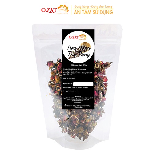 Hoa hồng Tây Tạng sấy khô O.ZAT Food 50g - 100g thanh nhiệt giải độc thư giãn đầu óc giảm cân