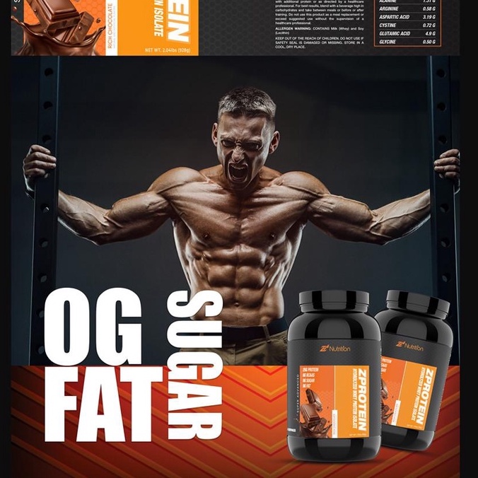 ZProtein Hydrolyzed Whey Protein Isolate, Sữa Whey Tăng Cơ Tinh Khiết 100% (5 lbs)