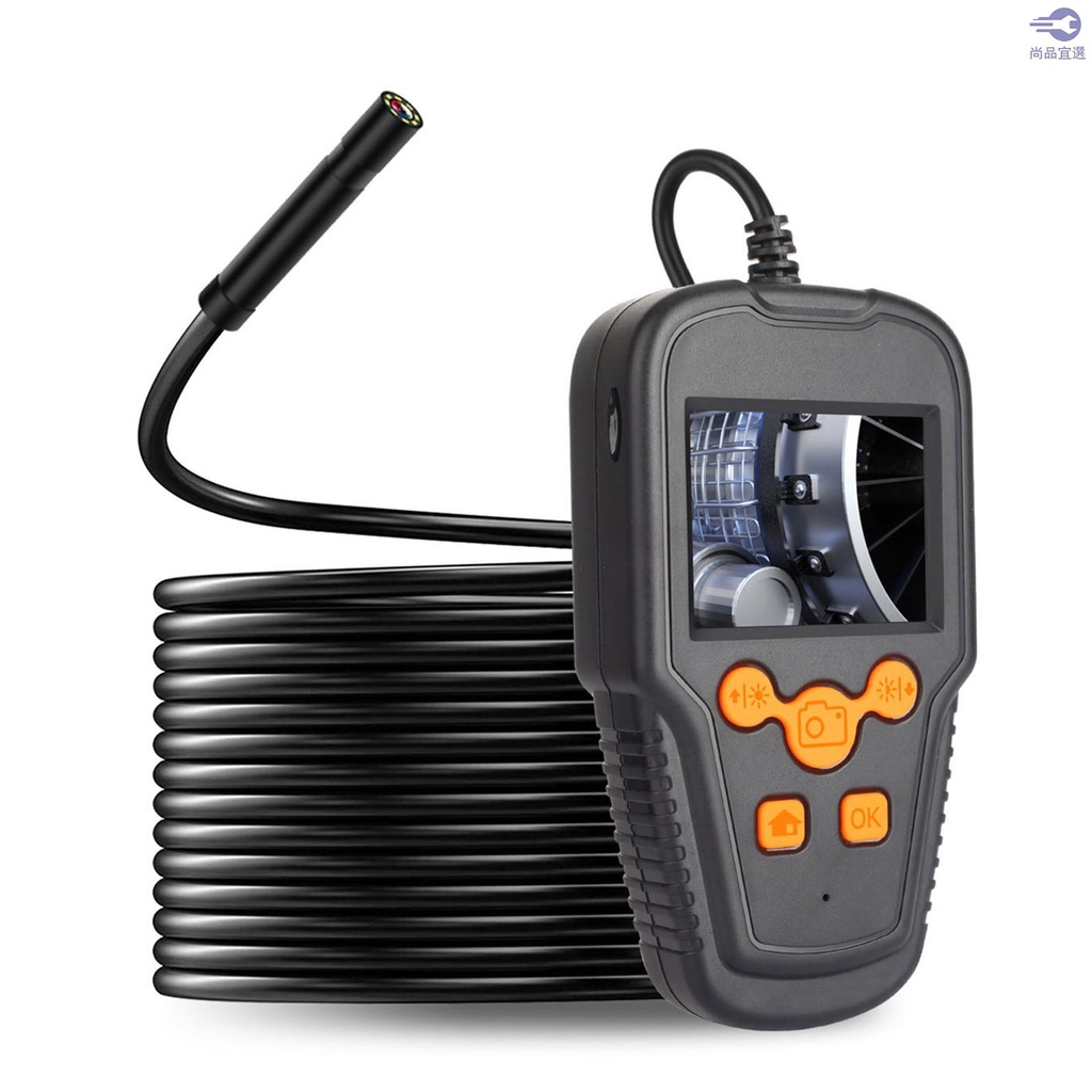 Camera nội soi kỹ thuật số màn hình LCD 2.4 inch 1080P 5.5mm IP68 với 8 bóng đèn LED