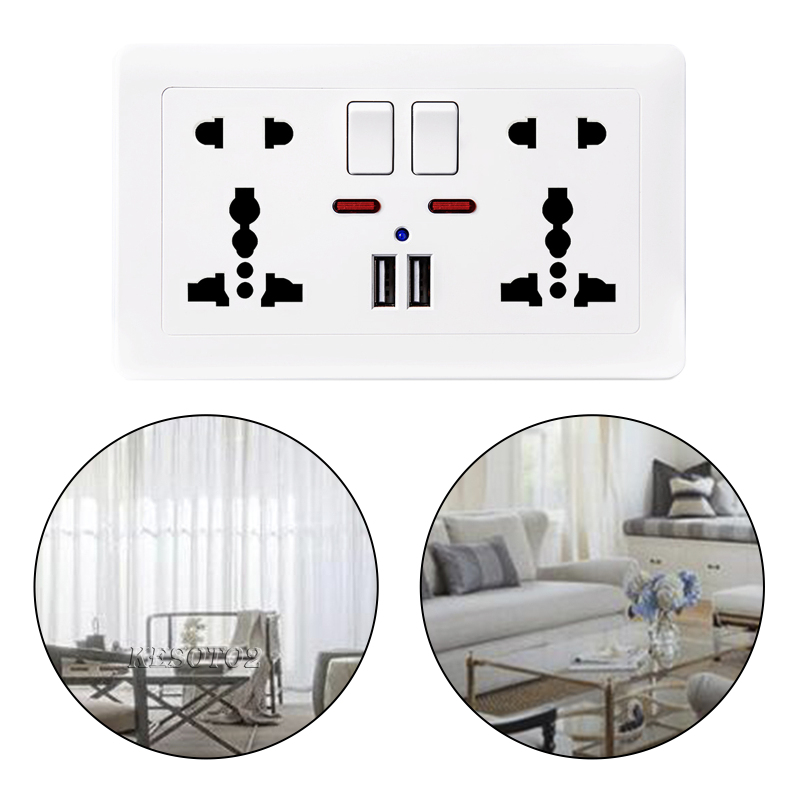 Ổ Cắm Điện Gắn Tường Có 1 Cổng Usb | BigBuy360 - bigbuy360.vn