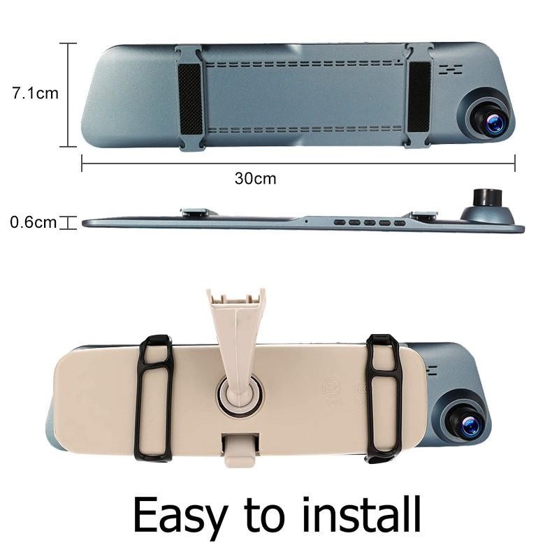 Camera chiếu hậu màn hình cảm ứng HD 1080P 5 inches cho xe hơi | BigBuy360 - bigbuy360.vn
