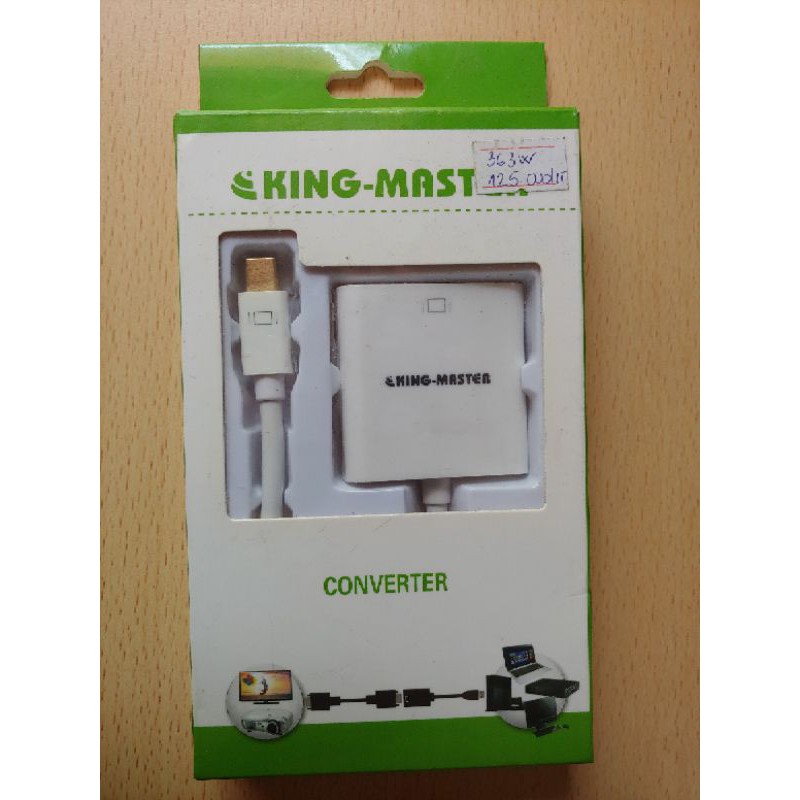 [HCM] Cáp chuyển đổi converter Kingmaster MiniDisplay->HDMI, DP->VGA, MninDispla->VGA, Mini HDMI->VGA, USB3.0->VGA...