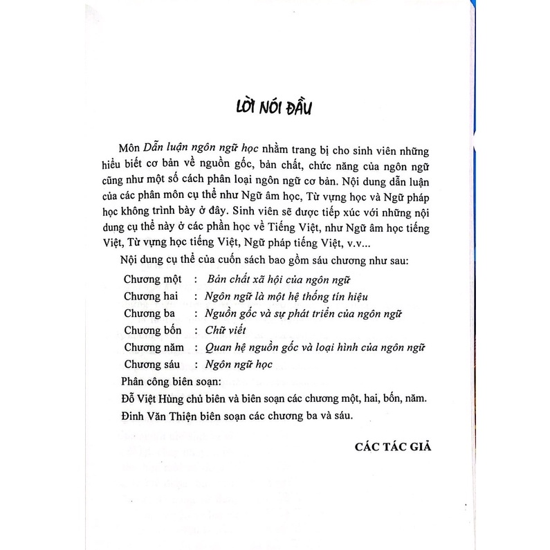 Sách - Giáo Trình Dẫn Luận Ngôn Ngữ Học