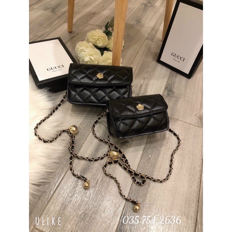 Set 2 Túi Đeo Chéo Đính Hoa Trám Phồng | BigBuy360 - bigbuy360.vn