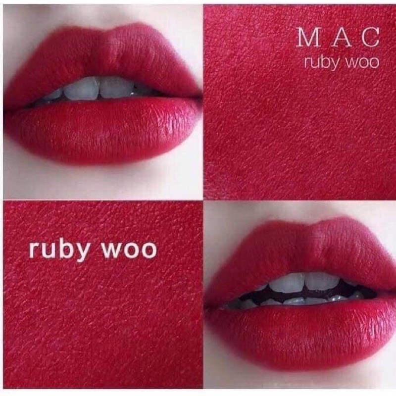 Son môi cao cấp (đỏ huyền thoại Mac Ruby woo)