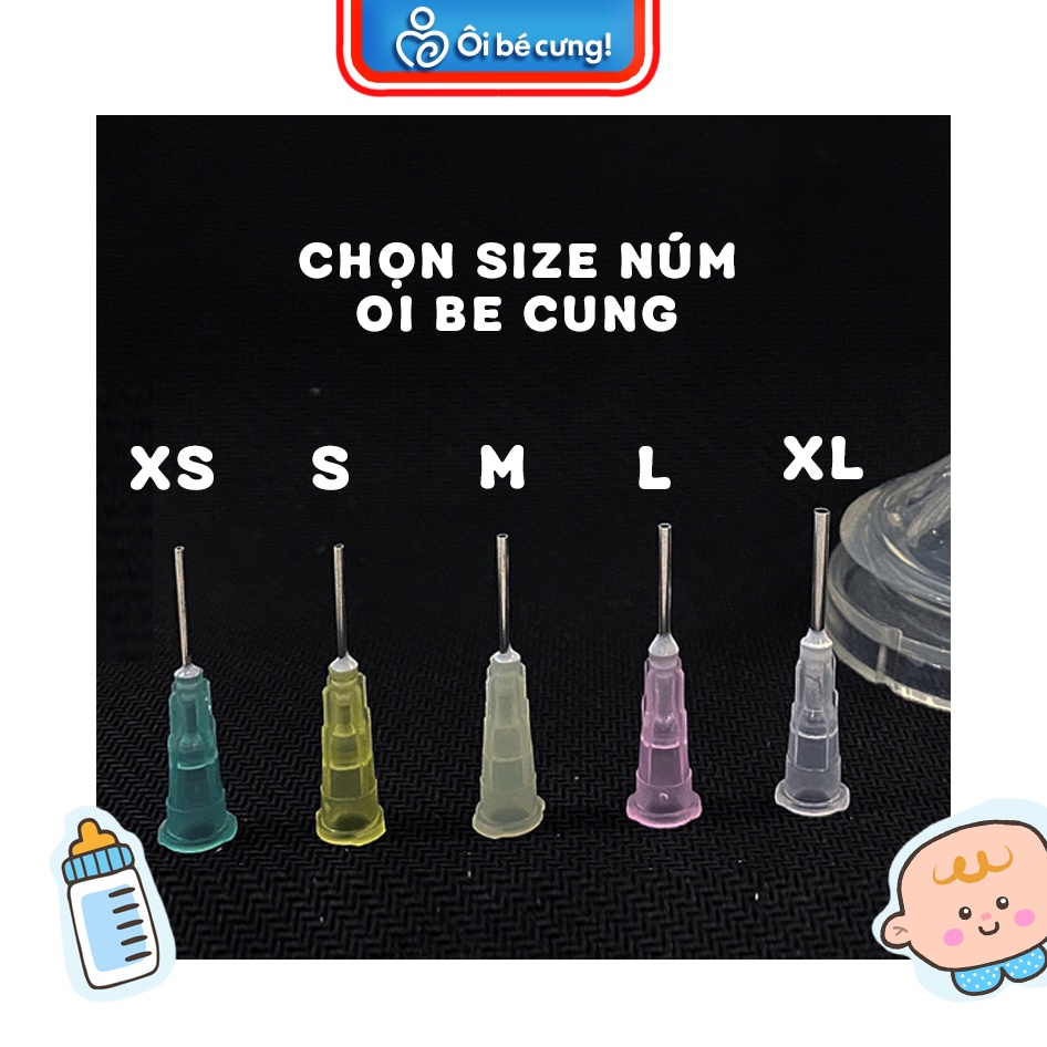 Dập lỗ núm ti thay thế dập lỗ núm ti Farlin, AVENT, PIGEON, MOYUM 𝑭𝑹𝑬𝑬𝑺𝑯𝑰𝑷 CÁC LOẠI BÌNH SỮA cho bé ÔI BÉ CƯNG PK.43
