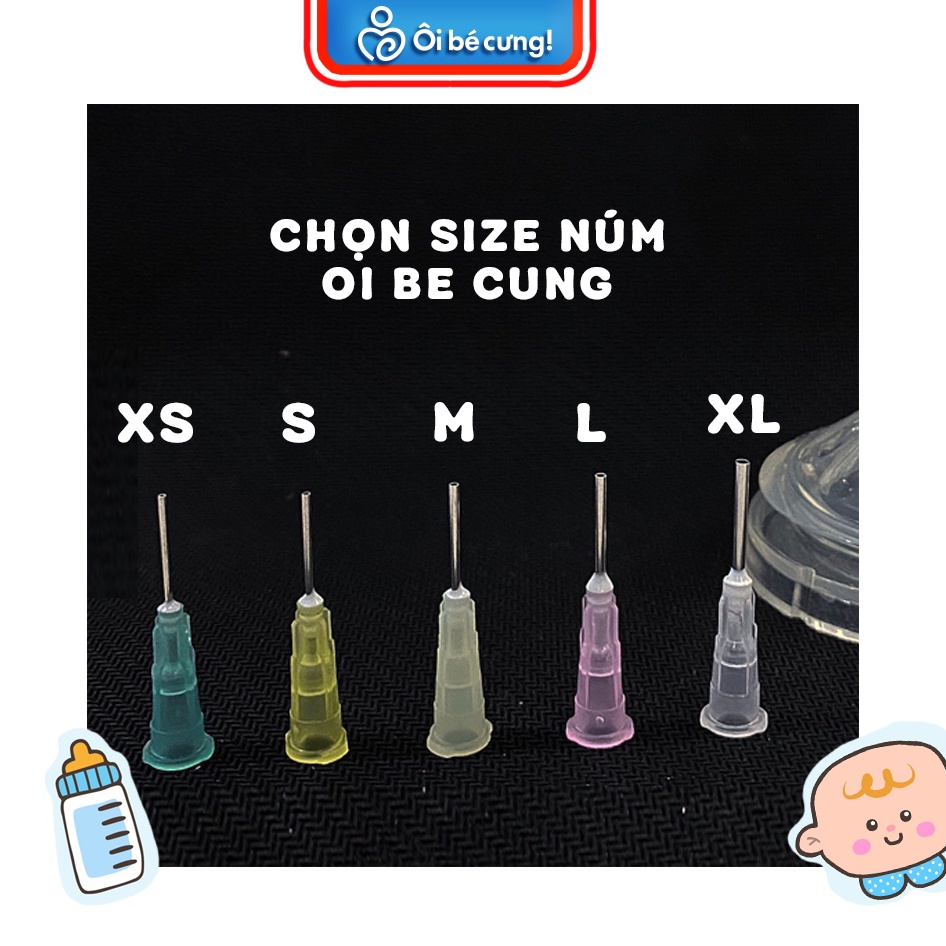 Dập lỗ núm ti thay thế dập lỗ núm ti Farlin, AVENT, PIGEON, MOYUM 💖𝑭𝑹𝑬𝑬𝑺𝑯𝑰𝑷💖 CÁC LOẠI BÌNH SỮA cho bé ÔI BÉ CƯNG PK.43