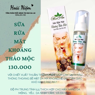 SỮA RỬA MẶT KHOÁNG THẢO MỘC
