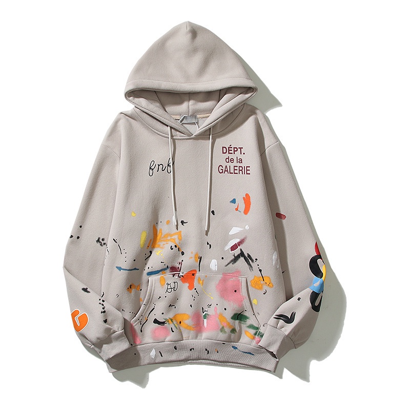 Hàng Bán Chạy Áo Hoodie Sweatshirt Dáng Rộng Tay Dài Thêu Họa Tiết Graffiti Gallery Dept Graffiti Dành Cho Nam Nữ