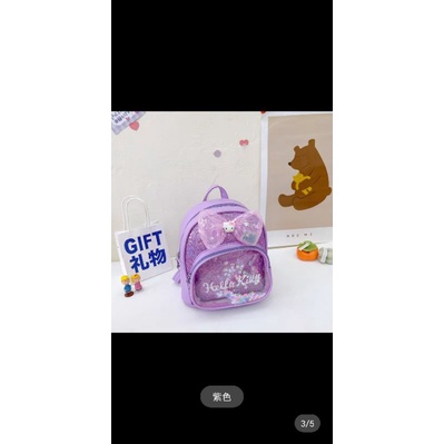 Ba Lô HELLO KITTY Phát Sáng Cho Bé Gái Dễ Thương