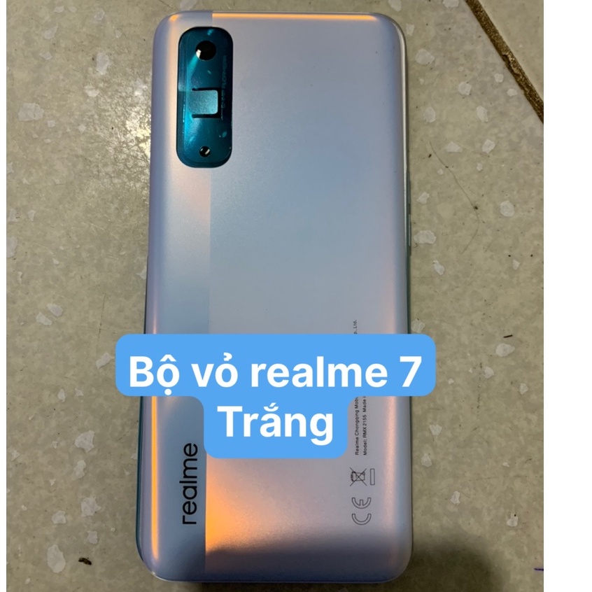 Bộ vỏ zin new Realme 7 ( Bộ gồm lưng, xương, sườn, phím, cụm kính camera)