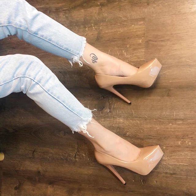 Giày cao gót 13p đúp 4p