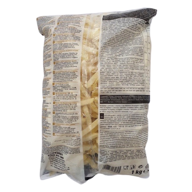 Khoai Tây Chiên Cọng Bỉ Gói 1kg, Khoai Tây Bỉ Chiên Giòn Lắc Phô Mai, Vệ Sinh AN Toàn Thực Phẩm