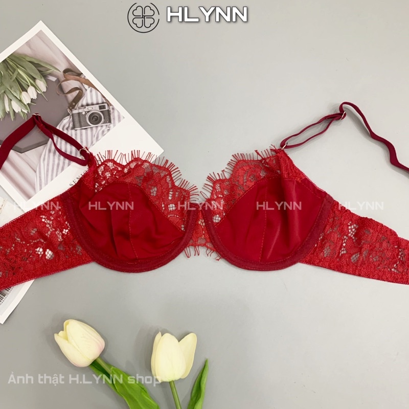 Áo lót ren bralette có gọng không mút m140