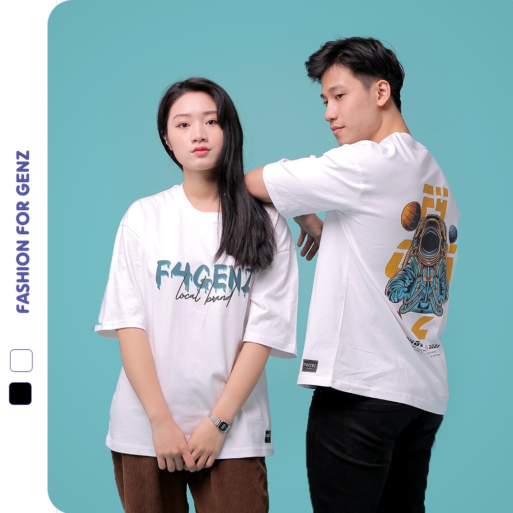 Áo thun tay lỡ nam nữ Phi Hành Gia F4GENZ Local Brand - Áo phông unisex form rộng Cotton Cao cấp phong cách Streetwear | BigBuy360 - bigbuy360.vn