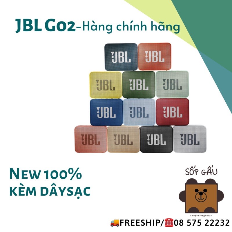 Loa bluetooth JBL GO 2 chính hãng NEW seal