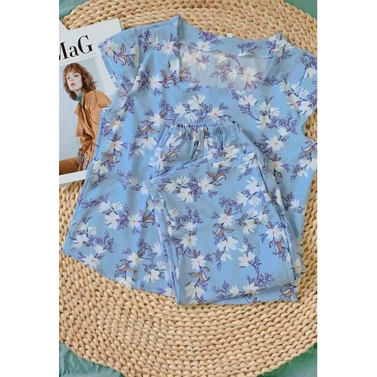 BỘ MẶC NHÀ TRUNG NIÊN LỤA MÁT MỀM MỊN