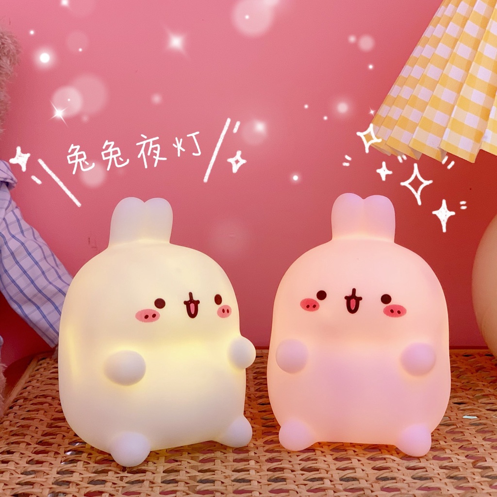 Đèn Ngủ Hình Thỏ Ngộ Nghĩnh Decor Phòng Ngủ