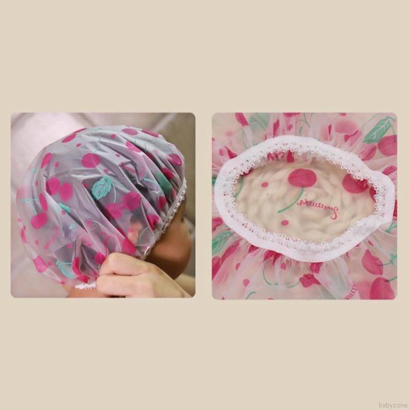 Mũ trùm đầu co giãn chống thấm nước khi tắm cho trẻ em