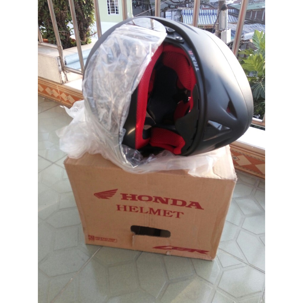 Nón Honda Fullface đen nhám Indonesia