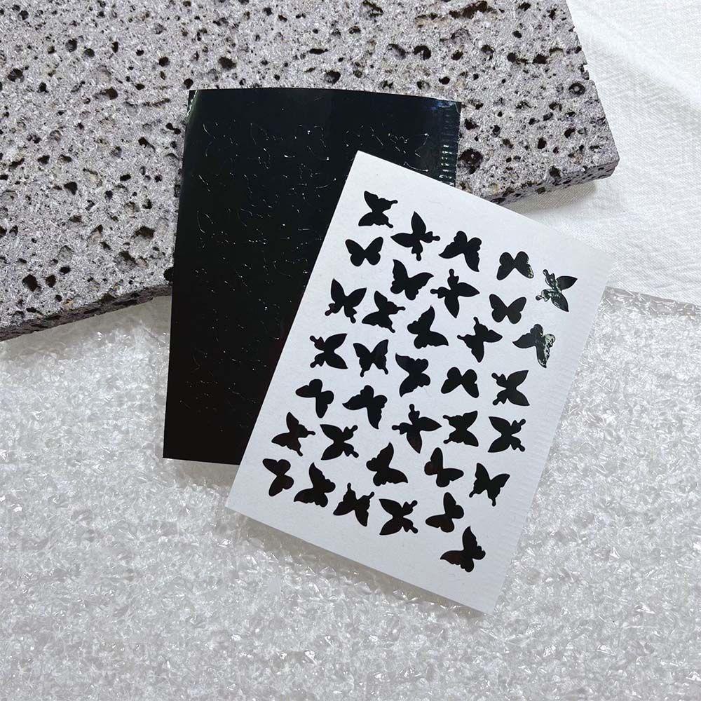 Miếng Dán Trang Trí Móng Tay Hình Hoa Tuyết Xinh Xắn