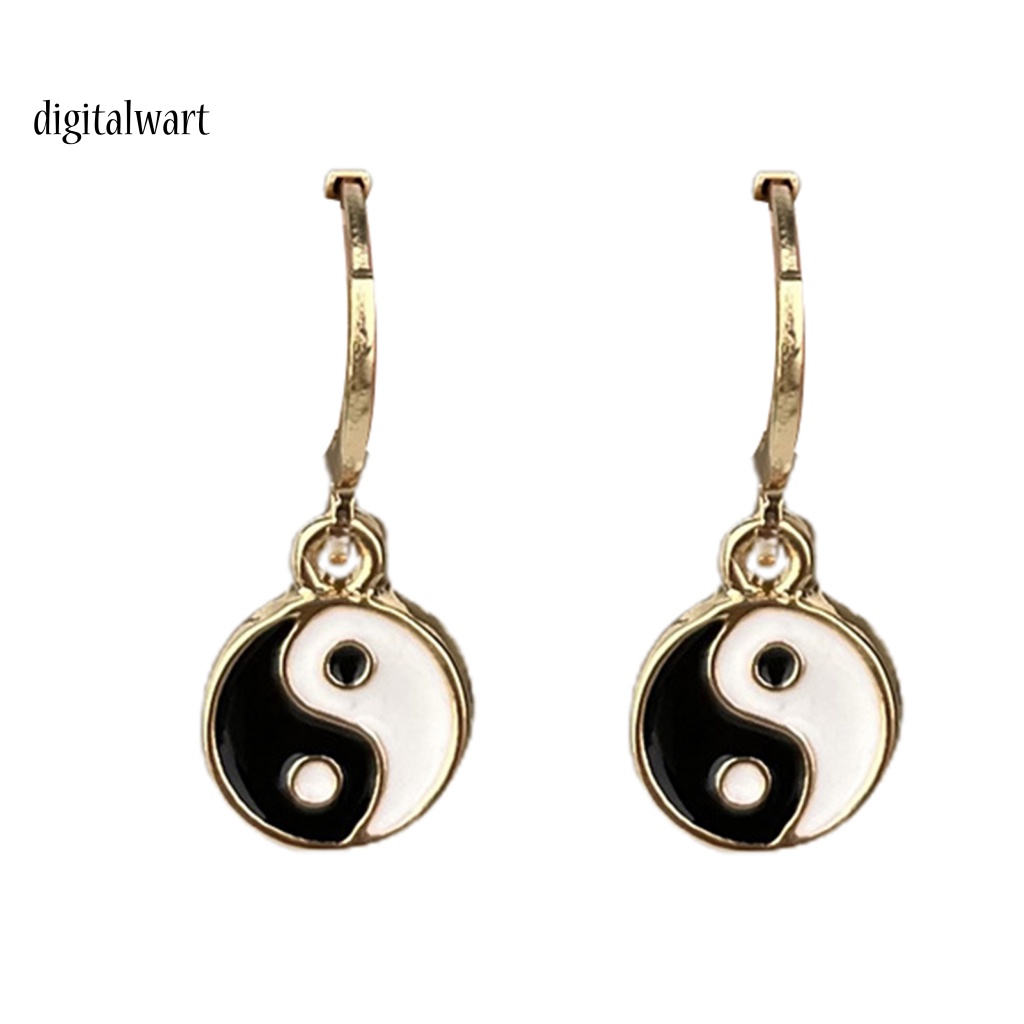 Kỹ Thuật Số| 1 Đôi Bông Tai Mạ Màu Dầu Sáng Bóng