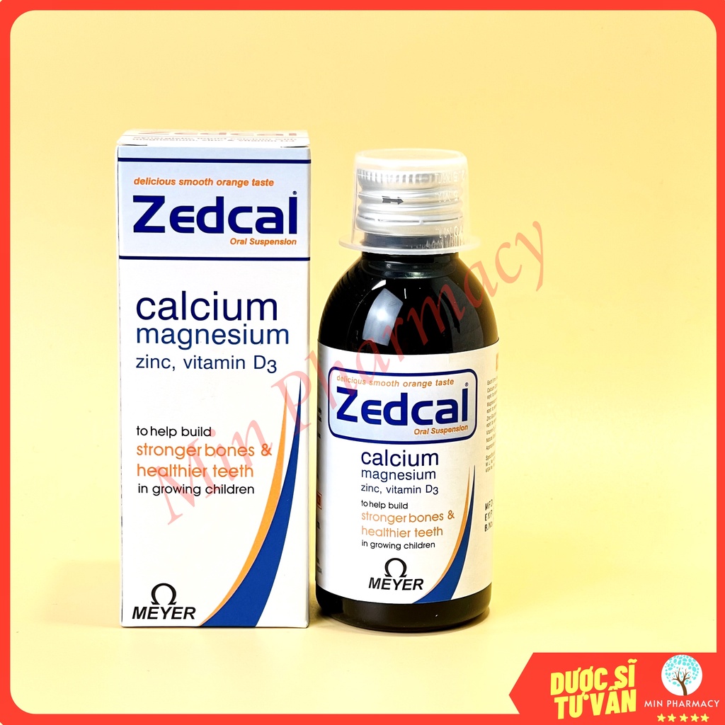 Dung dịch Zedcal Meyer bổ sung canxi &amp; khoáng chất - Minpharmacy
