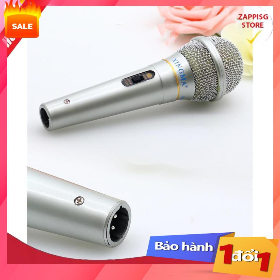 Mic,Micro Karaoke XINGMA AK-319 dòng mic có dây giá rẻ, chất lượng cao,tương thích với mọi loại dàn karaoke