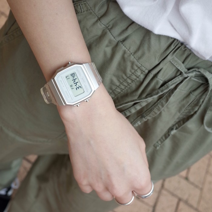 Đồng hồ unisex dây nhựa Casio Anh Khuê F-91