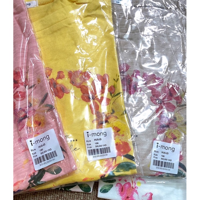 Áo phông cotton organic siêu mỏng mát xuất Hàn cho bé size 100-130.