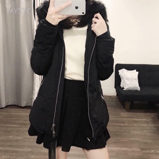 ÁO ẤM DÙ LÓT PHAO MŨ LÔNG