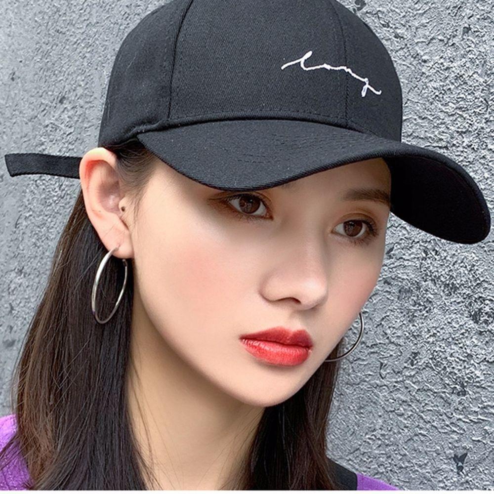 Mũ Lưỡi Trai Cotton Họa Tiết Chữ Đơn Giản Phong Cách Hip Hop Cho Nam Và Nữ