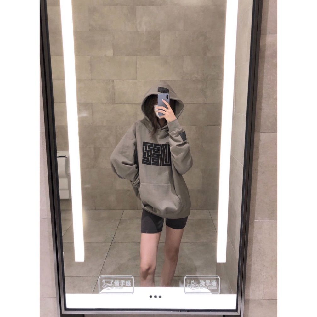 (có sẵn+Video) Áo Hoodie form rộng chữ thập mũ 2 lớp vải lót lông cực xinh | BigBuy360 - bigbuy360.vn