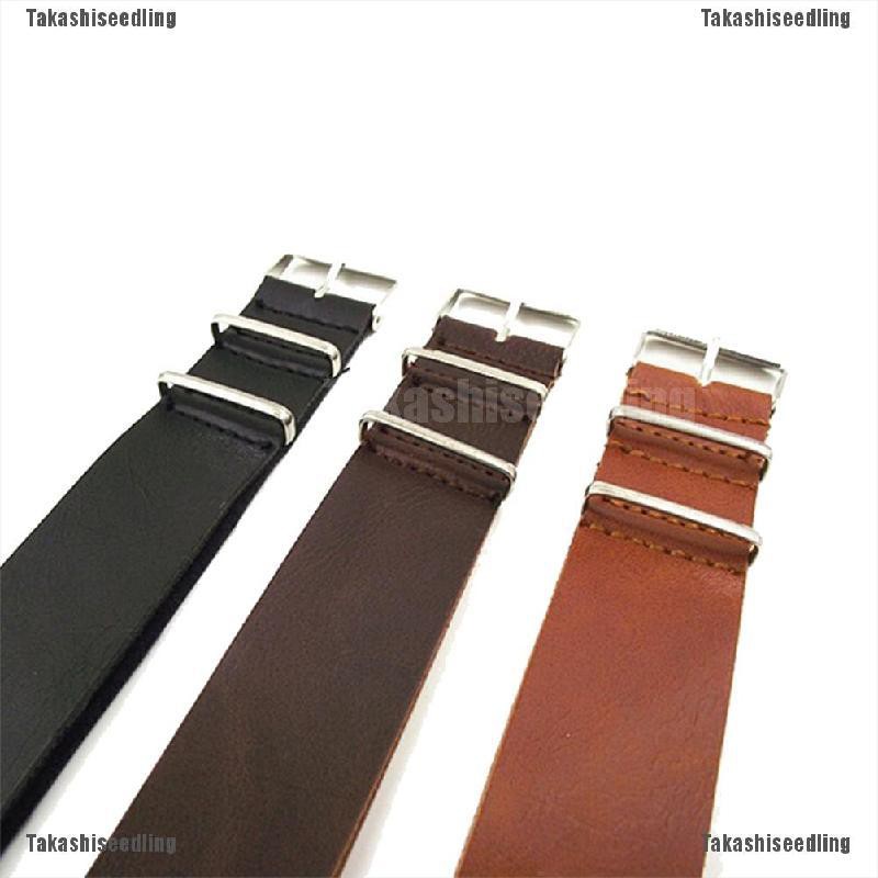 seedling 1*Genuine Leather Military Watch Strap Band NATO G10 MoD Design