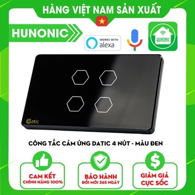 CÔNG TẮC CẢM ỨNG CHẠM THÔNG MINH DATIC│Công tắc thiết bị điện Wifi nhà thông minh hàng Việt Nam giá rẻ