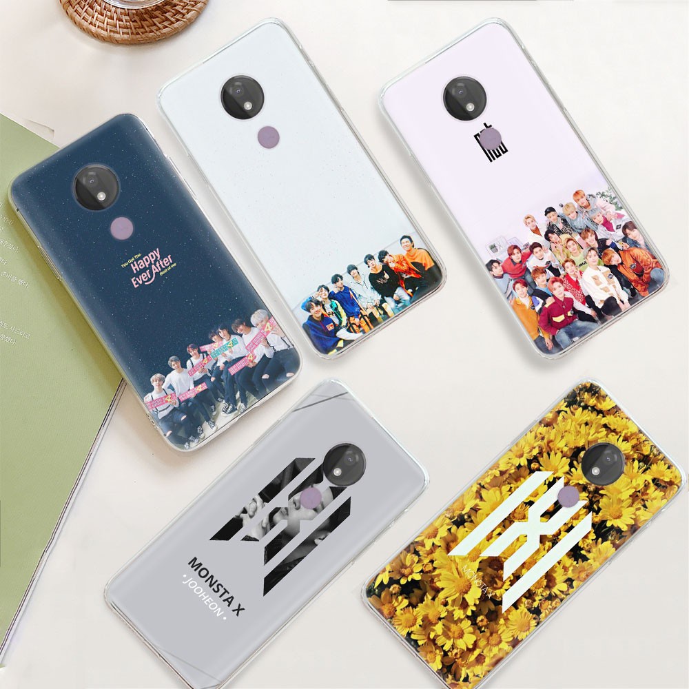 Ốp Điện Thoại Trong Suốt Hình Nhóm Nhạc Kpop Ty7 Monsta X Cho Motorola Moto E4 E5 E6 Plus E6S P30 Note Z2 Play