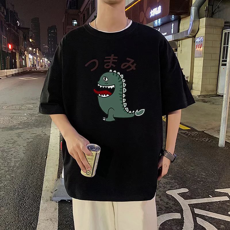 Áo Thun Tay Ngắn In Chữ M-8XL Phong Cách Hip Hop Cho Nam