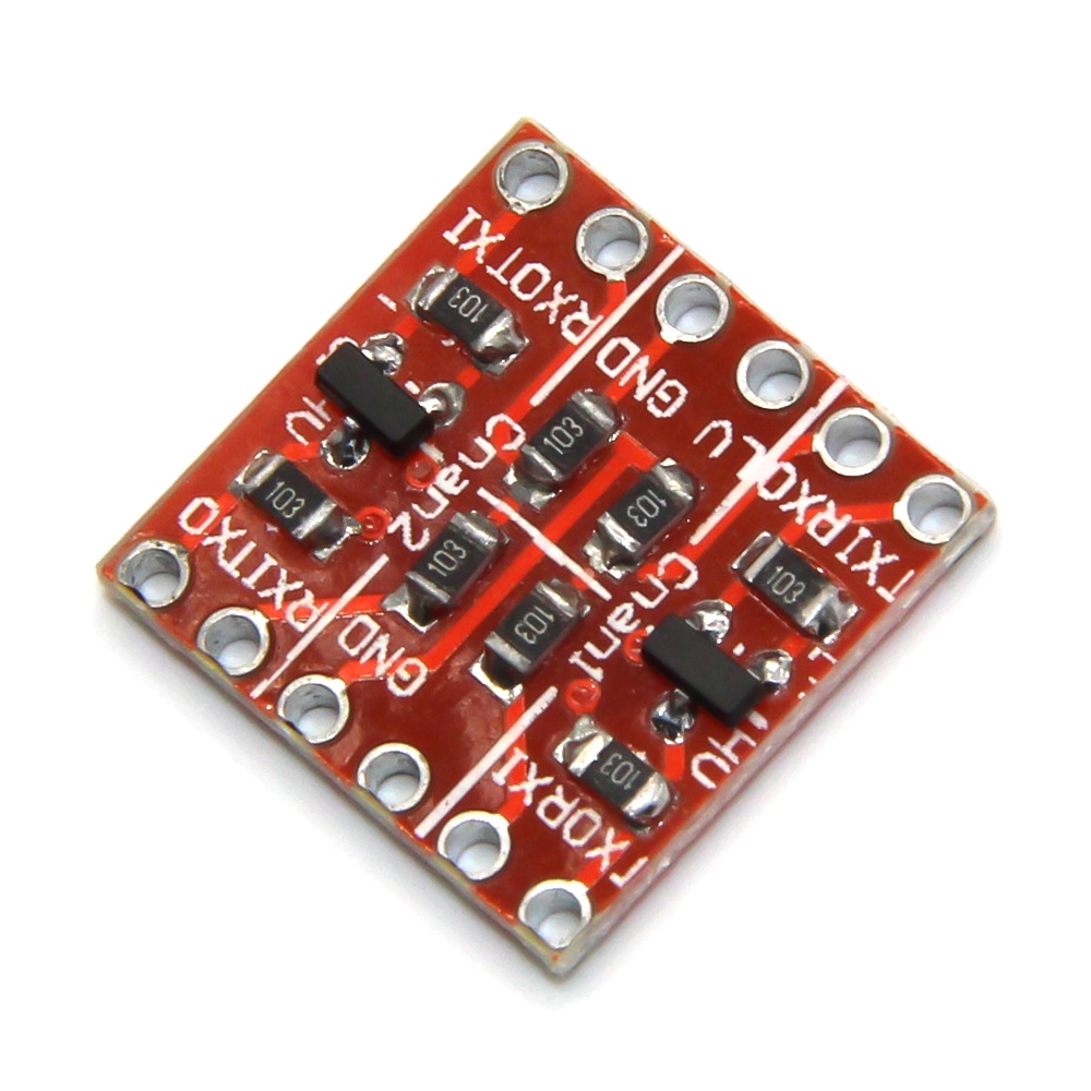 Mô đun chuyển đổi mức Logic 2 kênh 3.3V sang 5V TTL ZIQQUCU kèm pin thích hợp cho Arduino