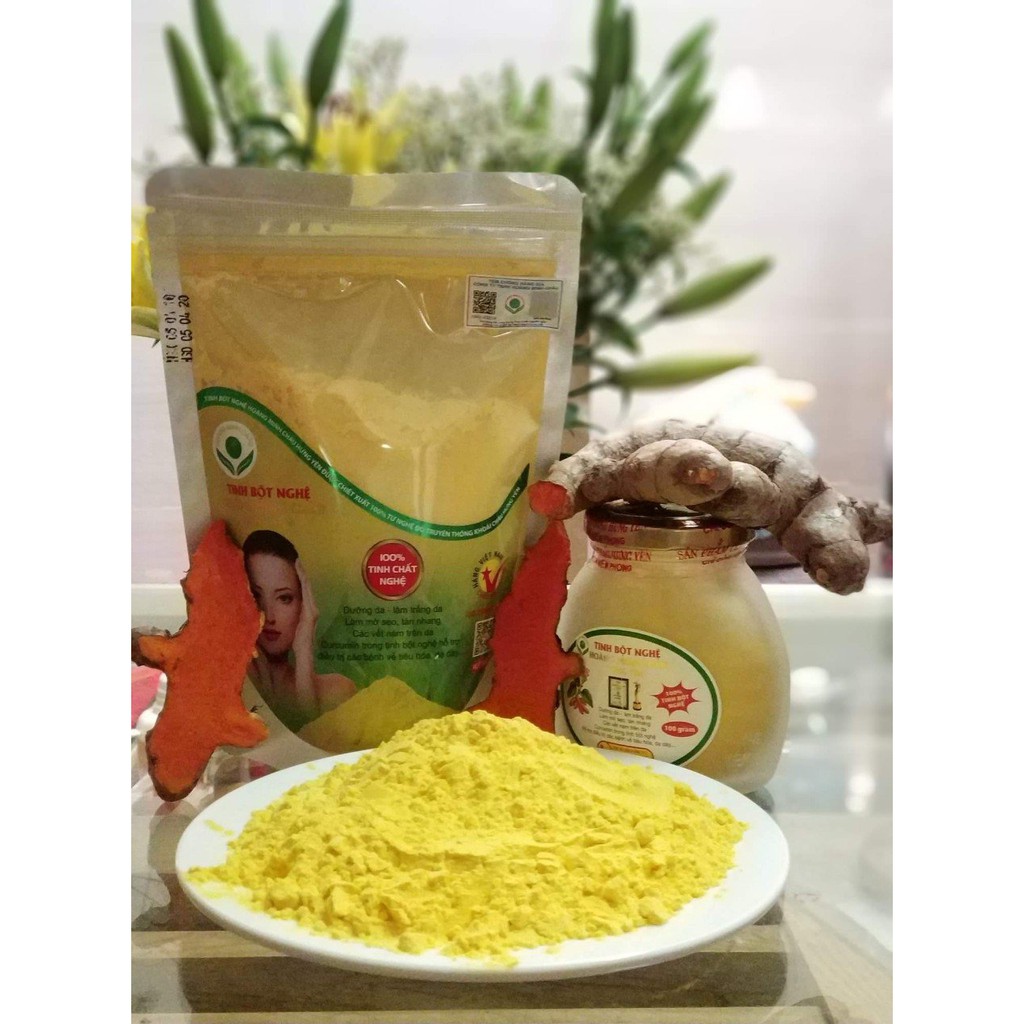 Tinh bột nghệ Hoàng Minh Châu Hưng Yên 500g