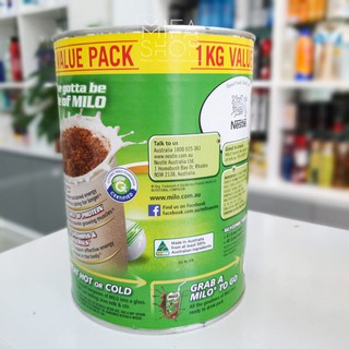 Sữa Nestle Milo Úc 1kg