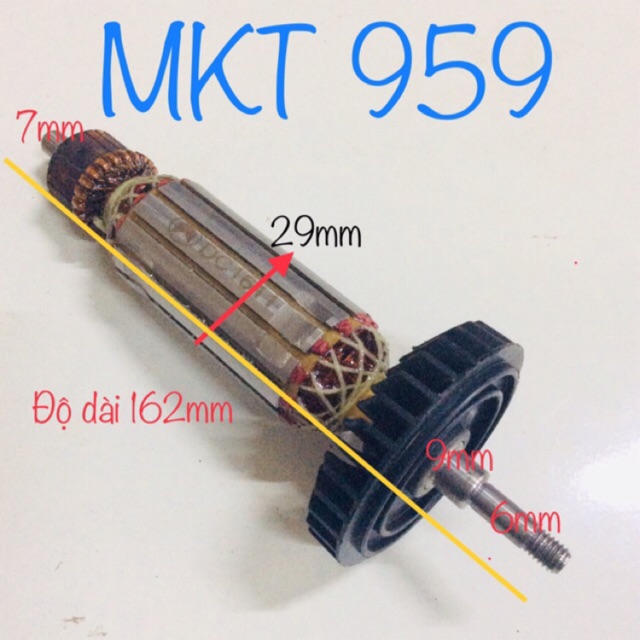 Rotor máy mài MKT 959 phi 29