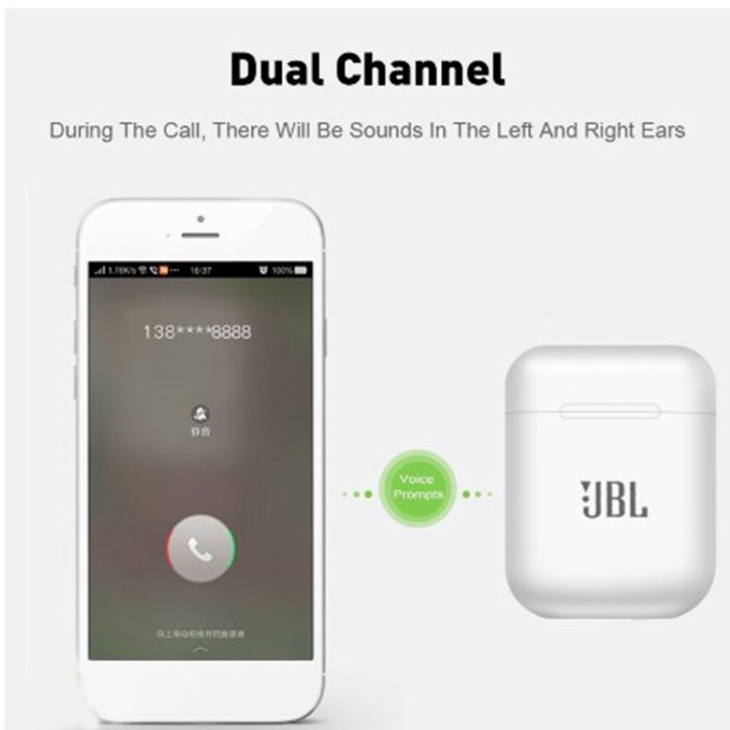 Tai Nghe Bluetooth Tws i12 Nhét Tai Không Dây Cho Điện Thoại