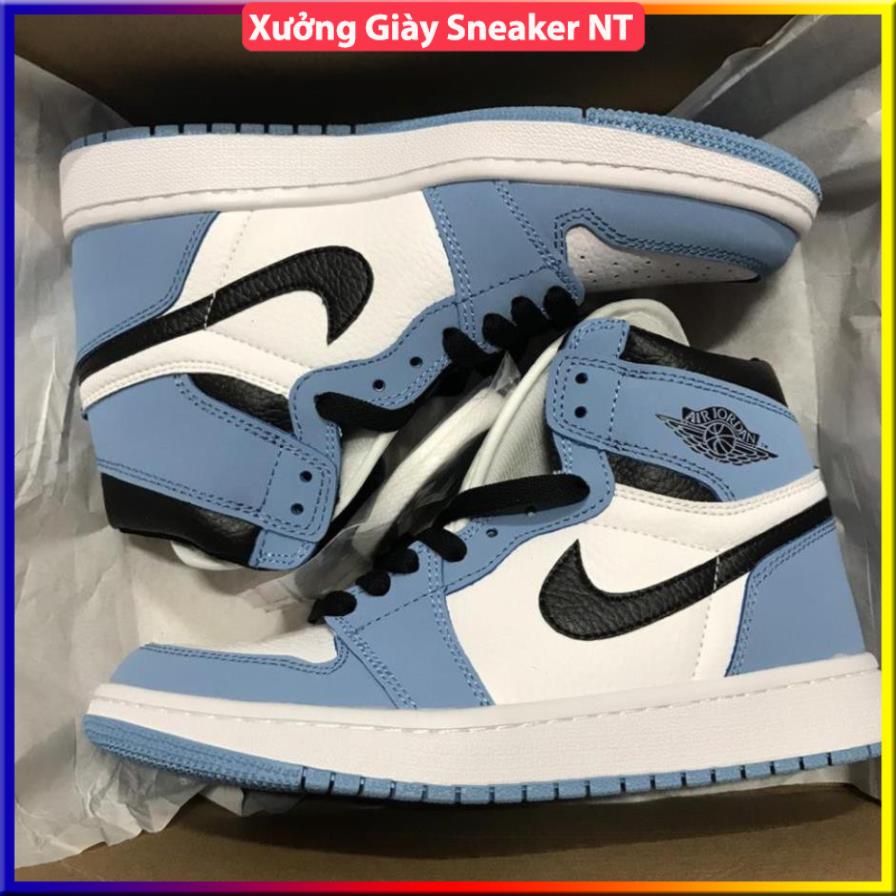 (skylamada) Giày thể thao Jordan 1 xám cao cổ, Giày sneaker Jodan cao cổ xám móc đen smoke grey nam nữ cao cấ | BigBuy360 - bigbuy360.vn