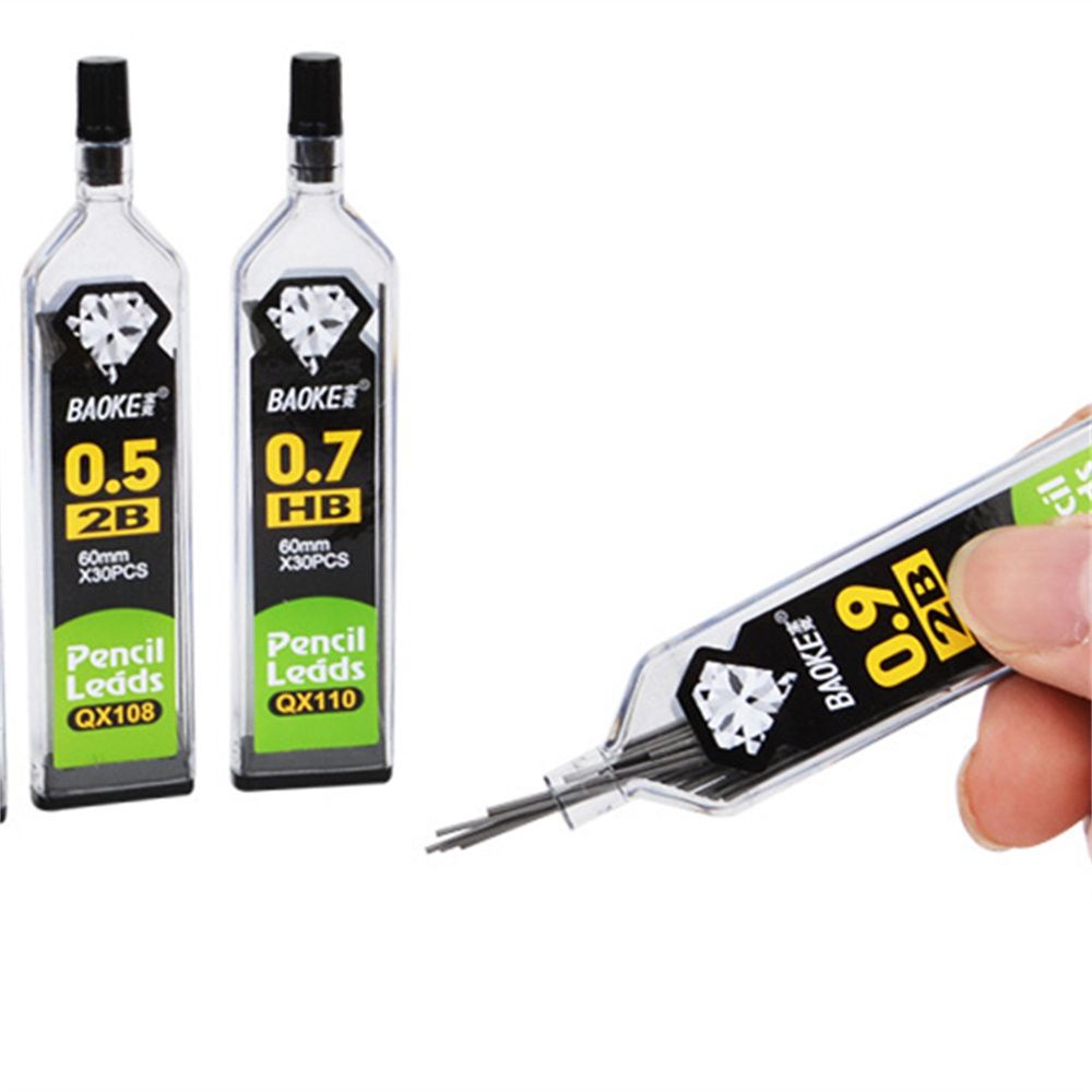Ngòi bút chì bấm 2B nhiều kích thước 0.3mm 0.5mm 0.7mm 0.9mm