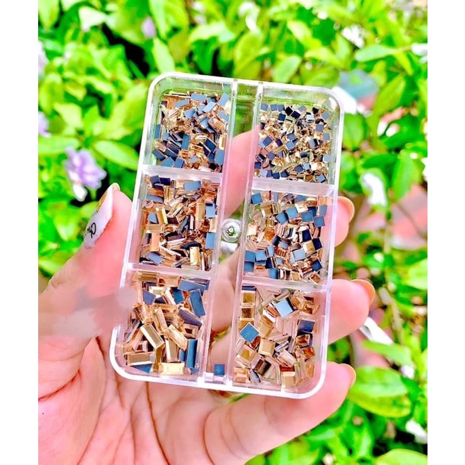 khay đá chân bằng-đá đính nail siêu hót