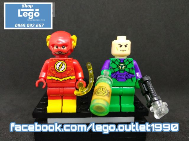 Xếp hình The Flash Siêu anh hùng Batman Lego Minifigures Xinh X0178